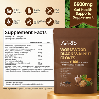 Wormwood Black Walnut Cloves — 18-in-1 Parasite Cleanse