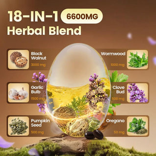 Wormwood Black Walnut Cloves — 18-in-1 Parasite Cleanse