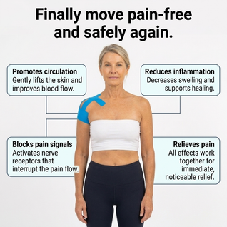 APRIS Shoulder Support - Pre-Cut Kinesiology Tape
