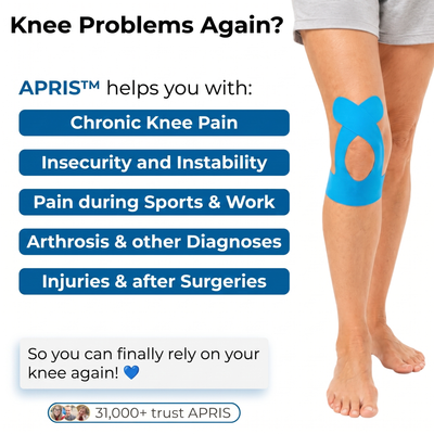 APRIS™ Knee Support — Pre-Cut Kinesiology Tape