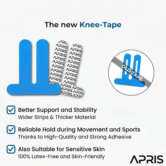 APRIS™ Knee Support — Pre-Cut Kinesiology Tape
