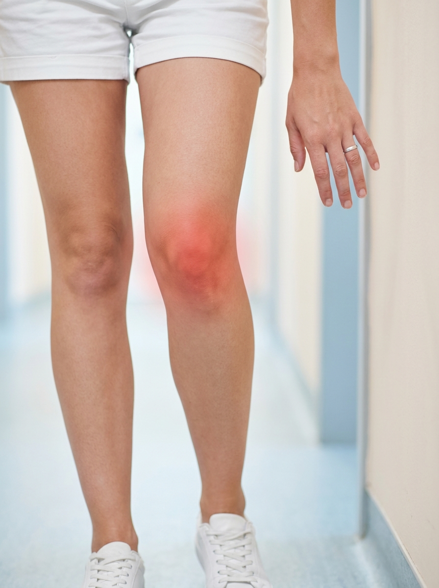 Your knee gives out