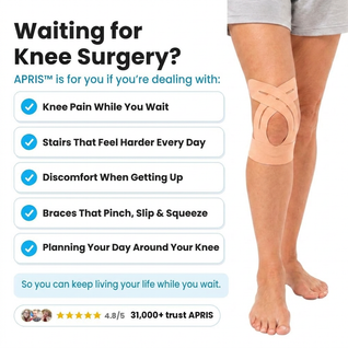 APRIS™ Knee Support || Pre-Cut Kinesiology Tape
